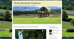 Desktop Screenshot of dromeroulottesvacances.com